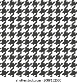 Seamless fashion houndstooth pattern. Vector illustration.

