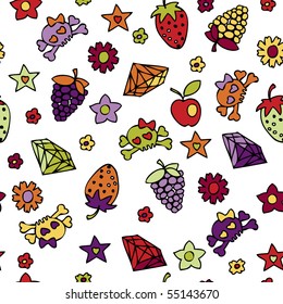 seamless fashion pattern
