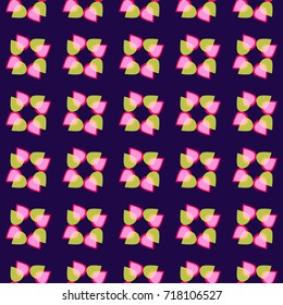 Seamless Fashion Pattern. Decoration Background Texture. Cool Style Ornament. Repeating Cloth, Textile, Wrapping Paper, Ad Backdrop. Abstract Seamless Fabric Pattern.
