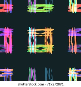 Seamless Fashion Pattern. Decoration Background Texture. Style Ornament. Repeating Cloth, Textile, Wrapping Paper, Ad Backdrop. Abstract Seamless Fabric Pattern.