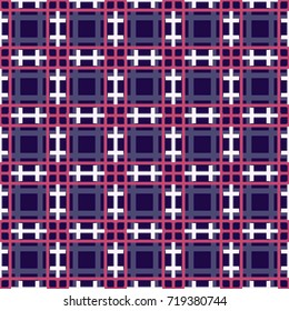 Seamless Fashion Pattern. Decoration Background Texture. Cool Style Ornament. Repeating Cloth, Textile, Wrapping Paper, Ad Backdrop. Abstract Seamless Fabric Pattern.