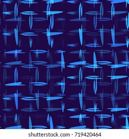 Seamless Fashion Pattern. Decoration Background Texture. Cool Style Ornament. Repeating Cloth, Textile, Wrapping Paper, Ad Backdrop. Abstract Seamless Fabric Pattern.