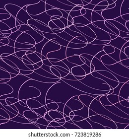 Seamless Fashion Pattern. Decoration Background Texture. Style Ornament. Repeating Cloth, Textile, Wrapping Paper, Ad Backdrop. Abstract Seamless Pattern