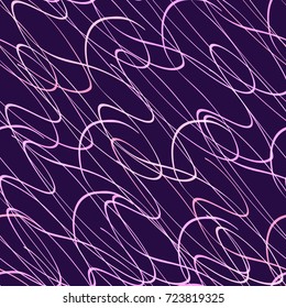Seamless Fashion Pattern. Decoration Background Texture. Style Ornament. Repeating Cloth, Textile, Wrapping Paper, Ad Backdrop. Abstract Seamless Pattern