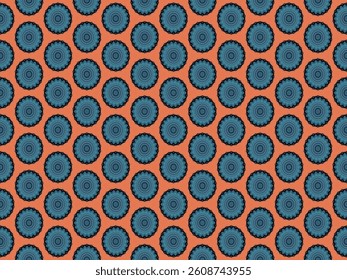 Seamless Fashion Symmetric Luxury Interior Geometric Fabric Art Background Wallpaper Digital Visual Endless Template Shape Graphic Tile Cloth Texture Design Decoration Textile Perspective Pattern.