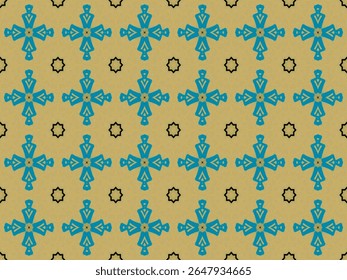 Seamless Fashion Visual Background Luxury Symmetric Texture Tile Template Design Fabric Graphic Wallpaper Decoration Interior Cloth Perspective Geometric Shape Endless Art Textile Digital Pattern.