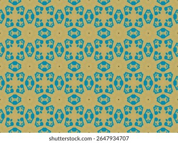 Seamless Fashion Visual Background Luxury Symmetric Texture Tile Template Design Fabric Graphic Wallpaper Decoration Interior Cloth Perspective Geometric Shape Endless Art Textile Digital Pattern.