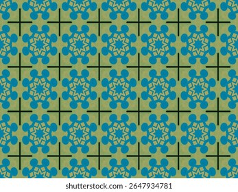 Seamless Fashion Visual Background Luxury Symmetric Texture Tile Template Design Fabric Graphic Wallpaper Decoration Interior Cloth Perspective Geometric Shape Endless Art Textile Digital Pattern.