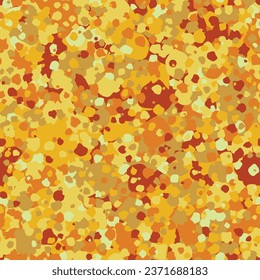 Seamless fashionable autumn camouflage pattern. Orange, yellow, red, green.
