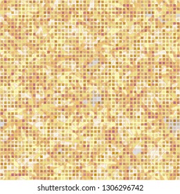 Seamless fashionable camouflage. The foreground consists of rows of small squares.
The background consists of chaos of elongated trapezium. Editable.