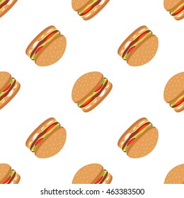 Seamless fast food pattern