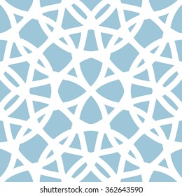 Seamless faux Arabesque pattern vector background tile
