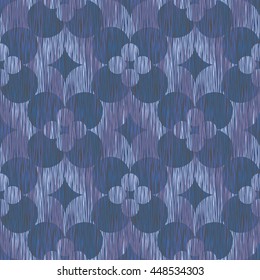 Seamless faux fabric abstract pattern background tile