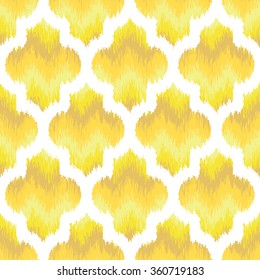 Seamless faux fabric moroccan vector background pattern tile

