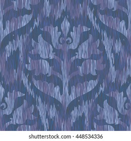 Seamless faux fabric pattern background tile