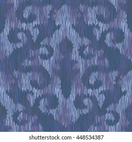 Seamless faux fabric pattern background tile