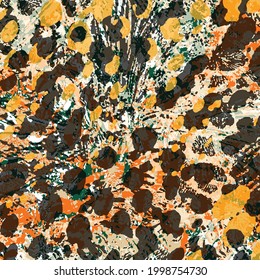 Patrón De Piel De Leopardo De Faux Sin Maravilla. Huella de leopardo. ilustración de patrón de superficie repetida animal. 