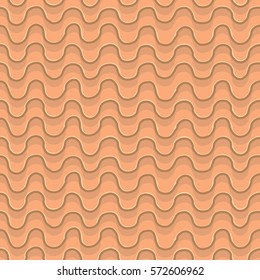 Seamless faux texture wave pattern