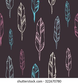 seamless feather background