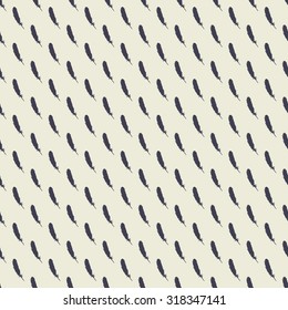 Seamless feather pattern