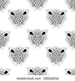 Seamless feather pattern