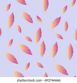 Seamless Feather Pattern