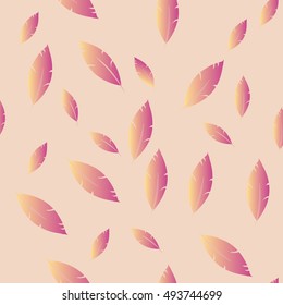 Seamless Feather Pattern