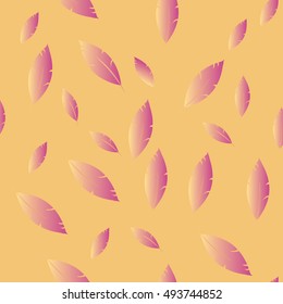 Seamless Feather Pattern