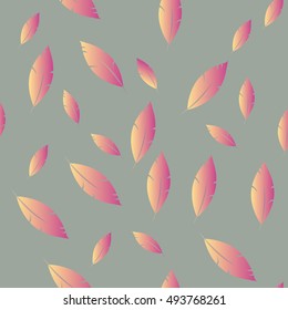 Seamless Feather Pattern