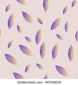 Seamless Feather Pattern