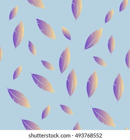 Seamless Feather Pattern