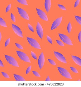 Seamless Feather Pattern