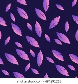 Seamless Feather Pattern