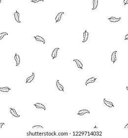  seamless feather pattern. Seamless background with feathers of bird. Repeating texture. 