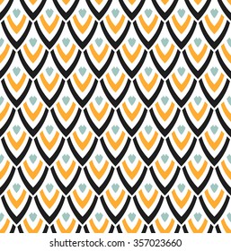 Seamless feather pattern. Textile and fabric pattern. Abstract Vector Background. Ethnic Pattern. Islamic pattern. Geometric Pattern. Grid background. Colorful backdrop. Vector Regular Texture