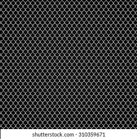 Seamless fence grid pattern.