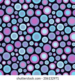 Seamless festive background from circles.  Vector Illustration. 