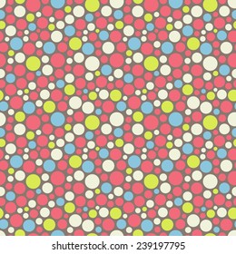 Seamless festive background from circles.  Vector Illustration.  