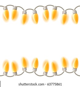 Seamless festive garland