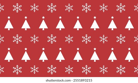 Seamless festive holiday background pattern with colorful Christmas ornaments