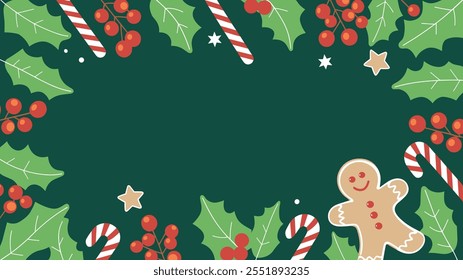 Seamless festive holiday background pattern with colorful Christmas ornaments