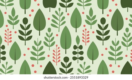 Seamless festive holiday background pattern with colorful Christmas ornaments