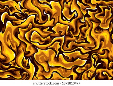 Seamless fierce flame background pattern