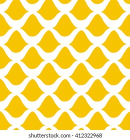Seamless  fish pattern, fish scale background - vector illustration