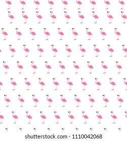 seamless flamingo pattern vector illustration