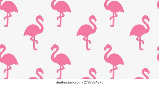 seamless flamingo stencil pattern vector background