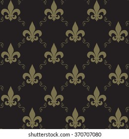 Seamless Fleur De Lis Pattern
