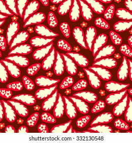 Seamless floral abstract pattern, background