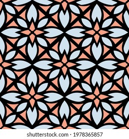 Seamless floral abstract pattern trendy backdrop background banner beautiful decoration decorative