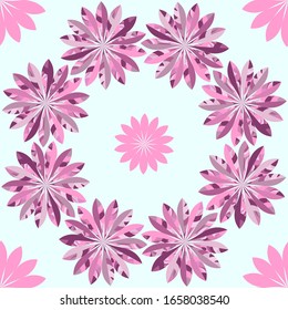 Seamless floral abstract pattern. Vector
